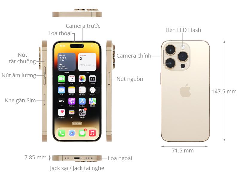 Thiết kế Apple iPhone 14 Pro 2022