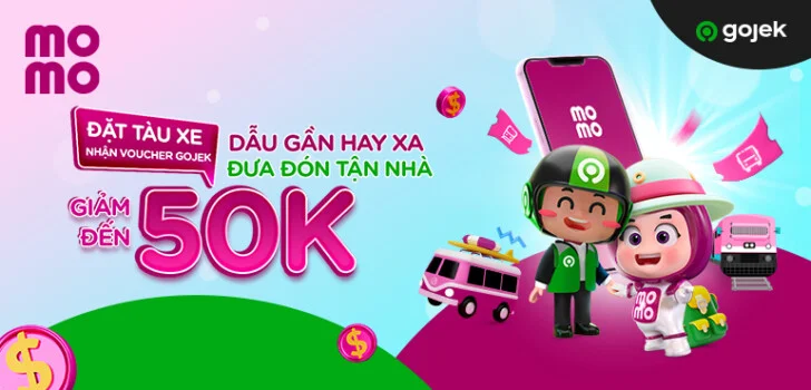 Đặt vé tàu lửa trên Momo nhận voucher 50K