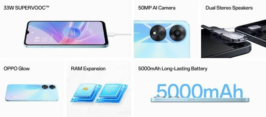 Cấu hình Oppo A78 5G 2023