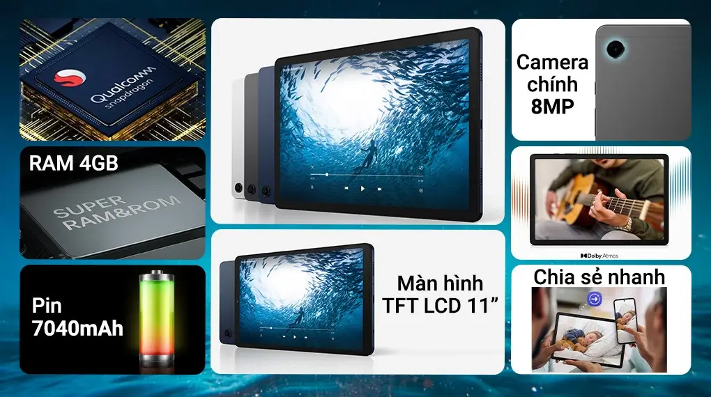Cấu hình Samsung Galaxy Tab A9+ Plus 2023