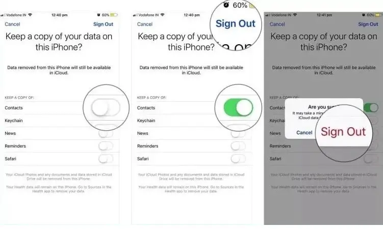 Cách thay đổi ID iCloud trên iPhone