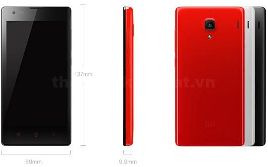 Thiết kế Xiaomi Redmi 1S 2014