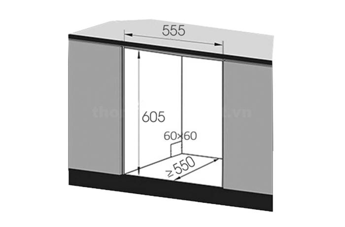 Thiết kế máy rửa chén Texgio TG-DT2028
