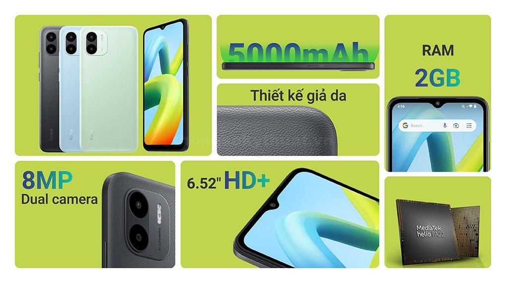 Thông số điện thoại Xiaomi Redmi A1