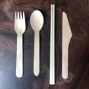 Combo muỗng nĩa dao đũa bằng gỗ